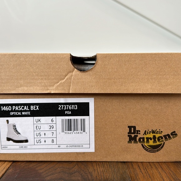 Dr. Martens 1460 Pascal Bex Pisa Nappa Leather Lace Up Boots US 8 NEW - Picture 6 of 8